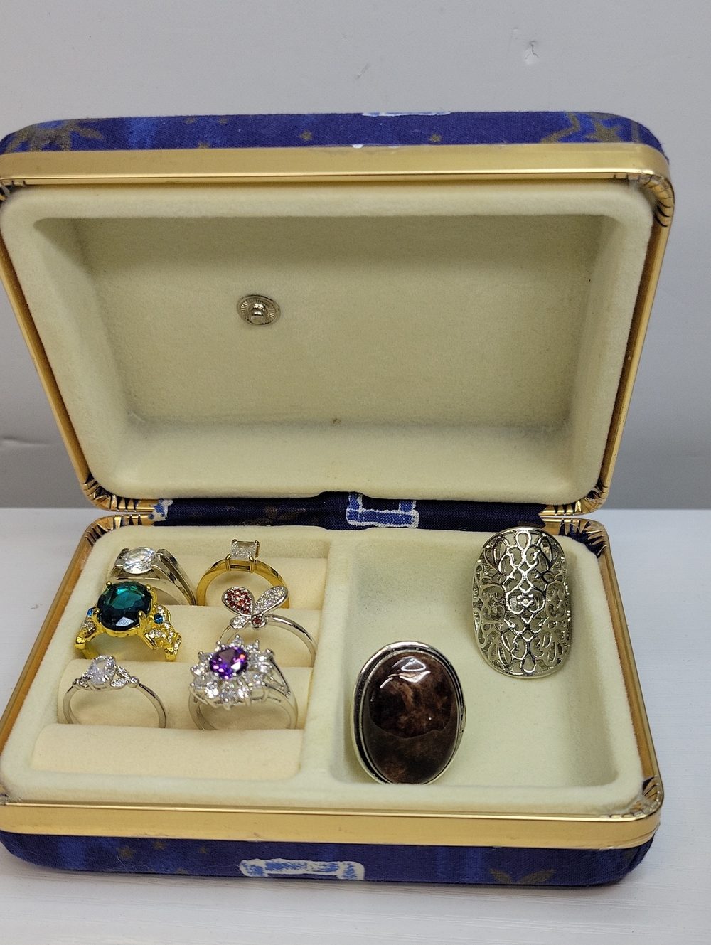 Small Ring Box Filled With Sz6-7 Rings